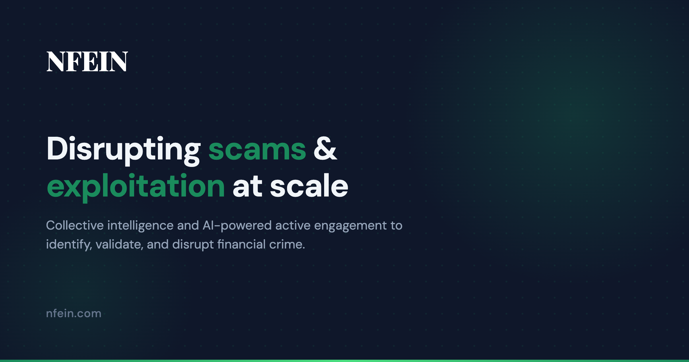 Nfe Security NFEIN - National Fraud & Exploitation Intelligence Network